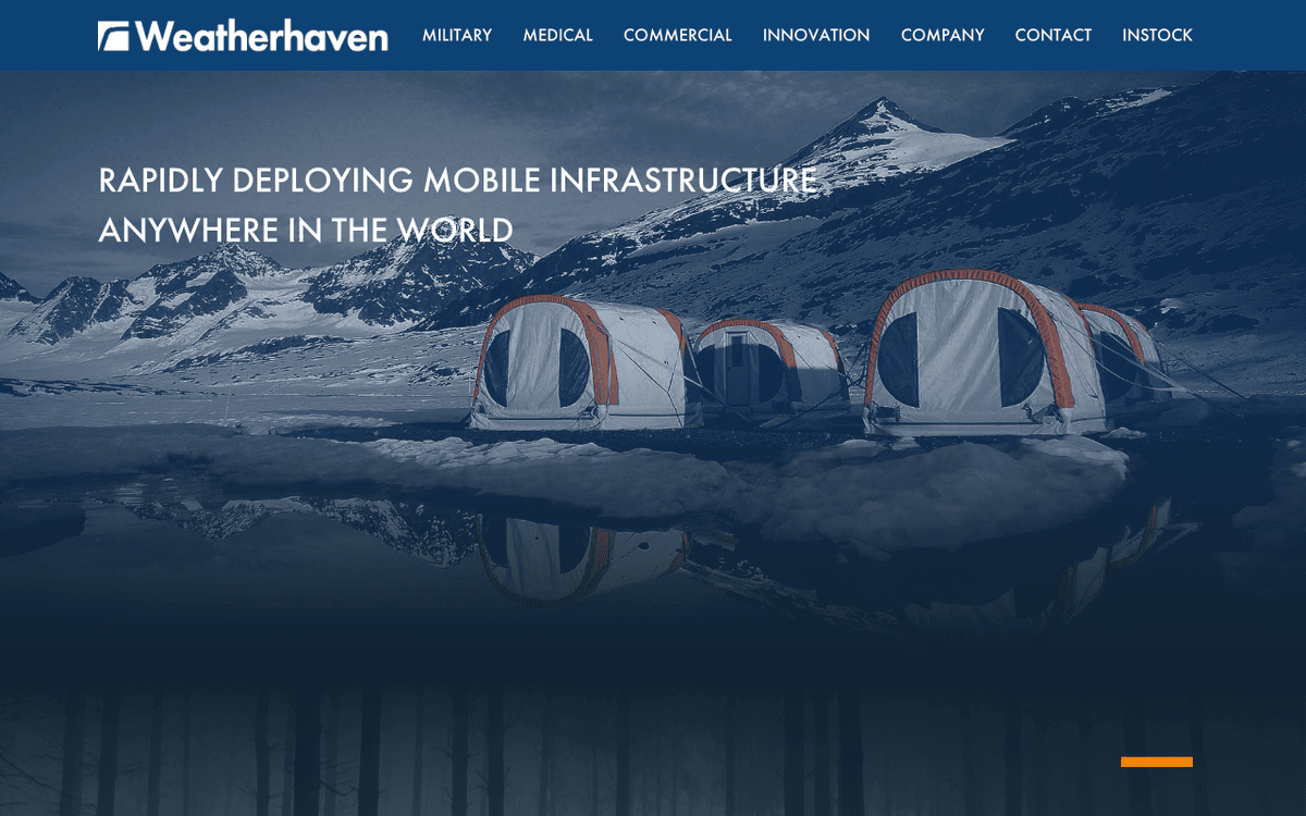 Weatherhaven corporate website